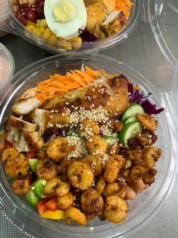 Chicken & Shrimps Salad