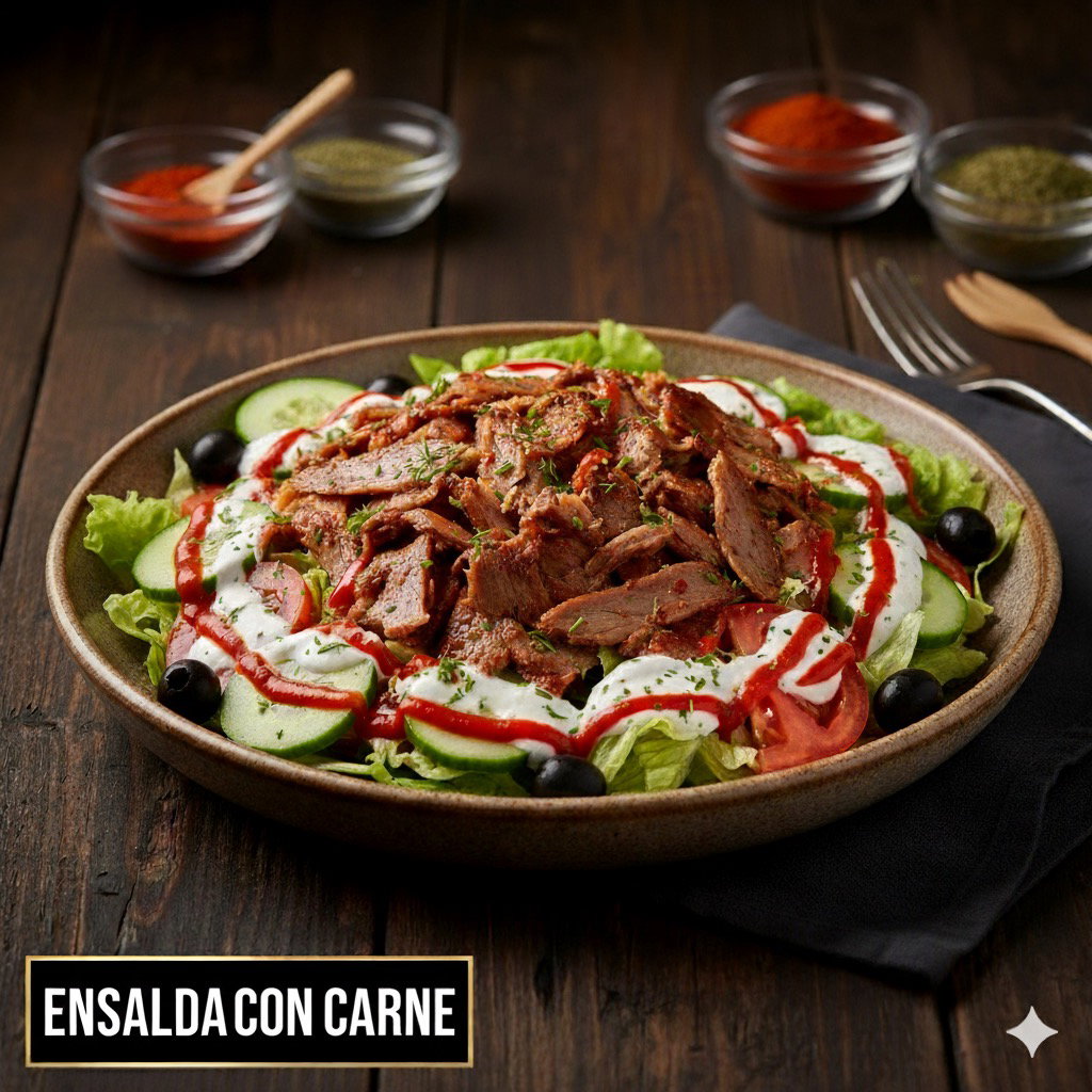 Ensalada con carne