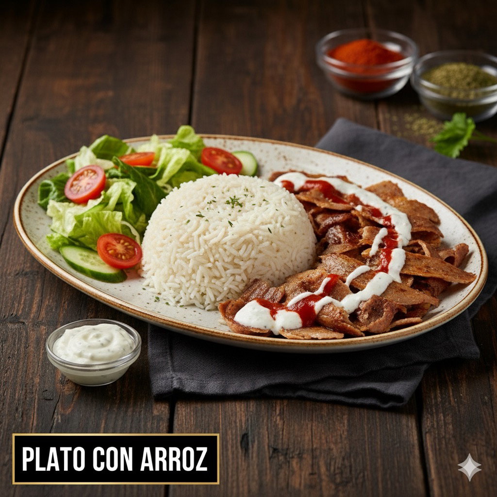 Plato con arroz