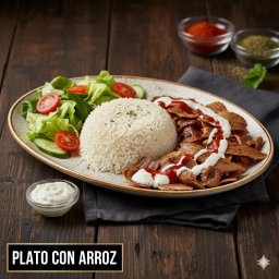 Plato con arroz
