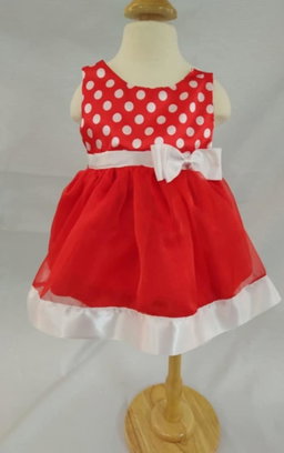 RED AND WHITE CHRISTMAS DRESS