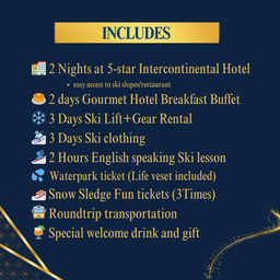 25/26 Alpensia All Inclusive Ski Tour Package A-SKI