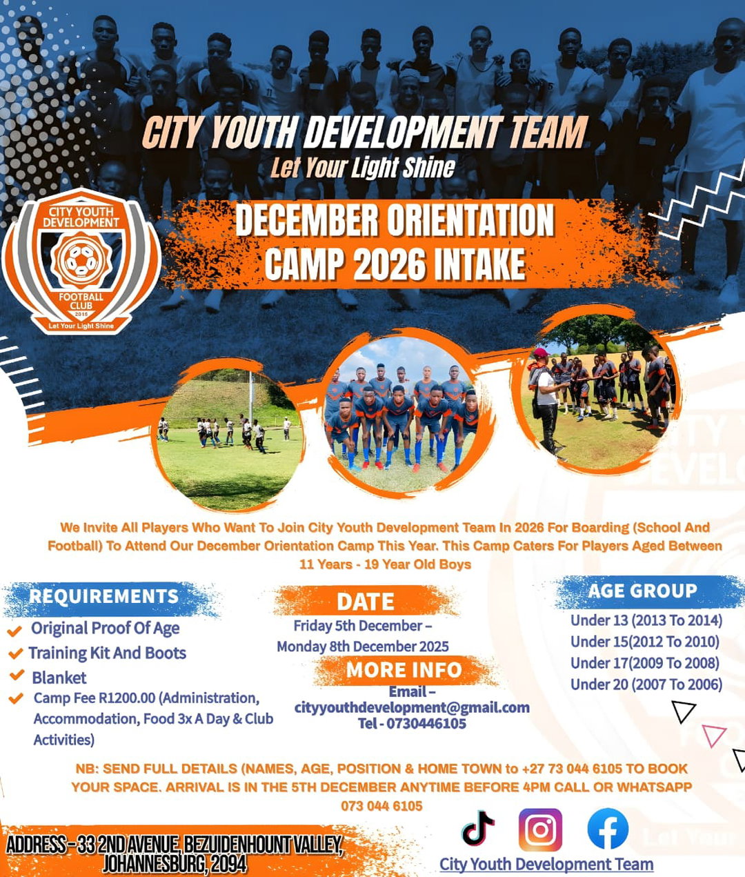 December Orientation Camp 