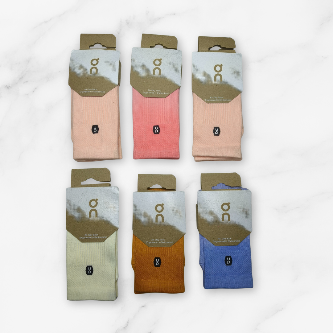 [10204] - ON Socks 2 Pairs Women’s High Premium Cotton – Casual, Breathable & Antibacterial _1