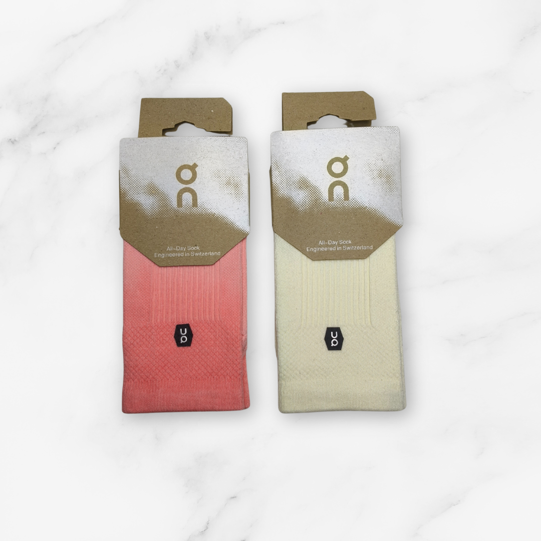 [10204] - ON Socks 2 Pairs Women’s High Premium Cotton – Casual, Breathable & Antibacterial _9