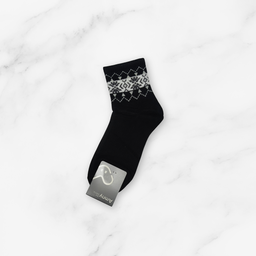 [10207] - 5 Pairs Women’s Medium-Cut Cotton Socks – Cushioned, Breathable & Sweat-Absorbing 