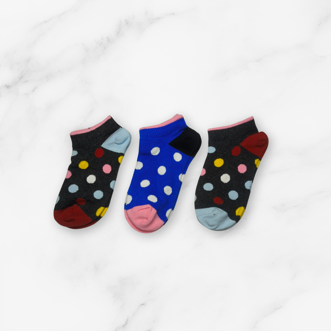 [10208] - 5 Pairs Women’s Low-Cut Cotton Socks – Casual, Breathable & Trendy _2