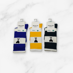 [10213] - 3 Pairs Women’s High-Cut Cotton Socks – Soft, Breathable & Sweat-Absorbing 