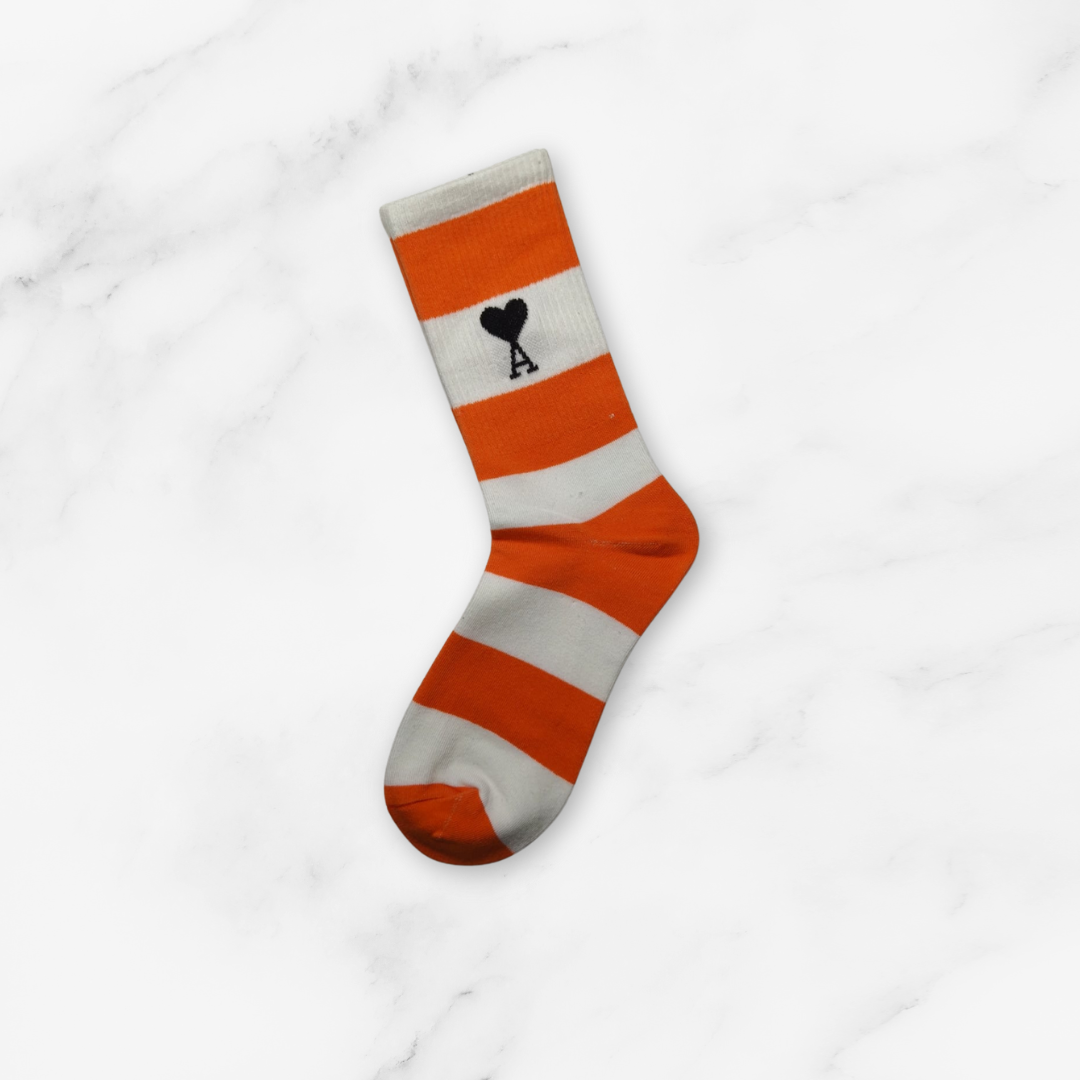 [10213] - 3 Pairs Women’s High-Cut Cotton Socks – Soft, Breathable & Sweat-Absorbing _5