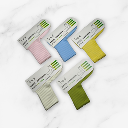 [10220] - 5 Pairs Women’s High-Cut Fiber-Blend Socks – Casual, Breathable & Sweat-Absorbing 