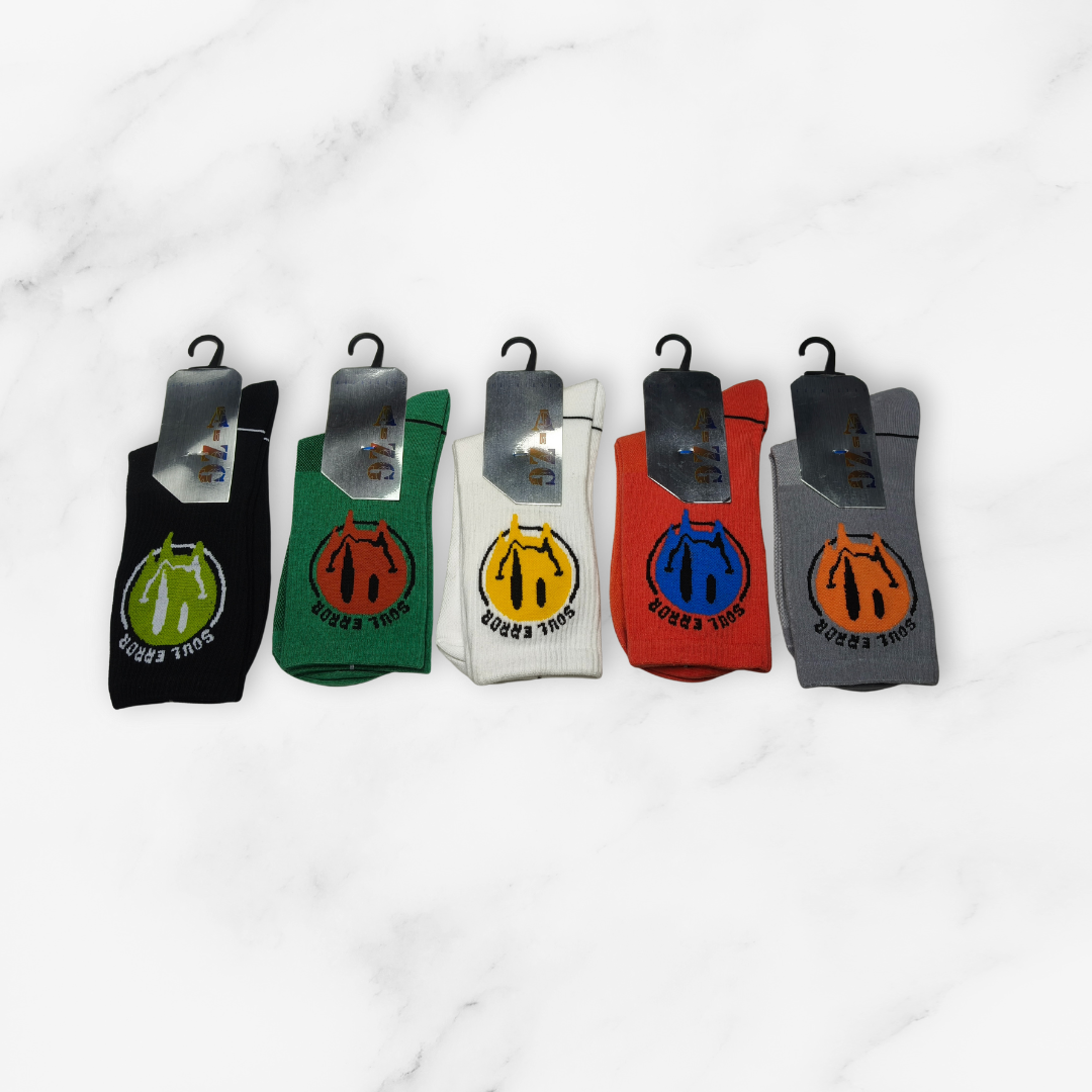 [10230 (M)] -  2–3 Pairs Men’s High-Cut Cotton Socks – Trendy, Breathable & Casual _1