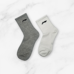 [10233] - 3 Pairs Women’s High-Cut Cotton Sports Socks – Breathable & Versatile 