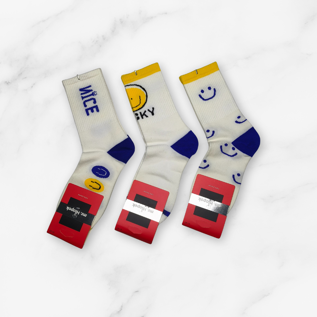 [10236] - 2–3 Pairs Men’s High-Cut Cotton Socks – Minimal, Breathable & Trendy _6