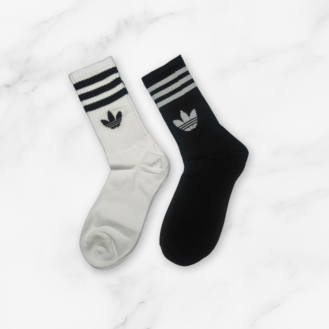 [10239] - 3 Pairs Men’s High-Cut Cotton Socks – Trendy, Breathable & Versatile _1