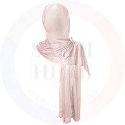 NInja Jersey shawl plain with inner hijab
