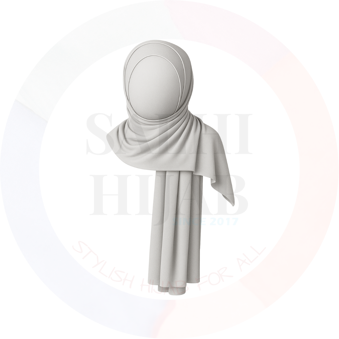 NInja Jersey shawl plain with inner hijab_2