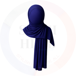 NInja Jersey shawl plain with inner hijab
