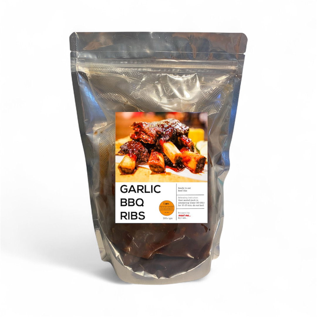Garlic BBQ Beef Ribs 500+/-gm