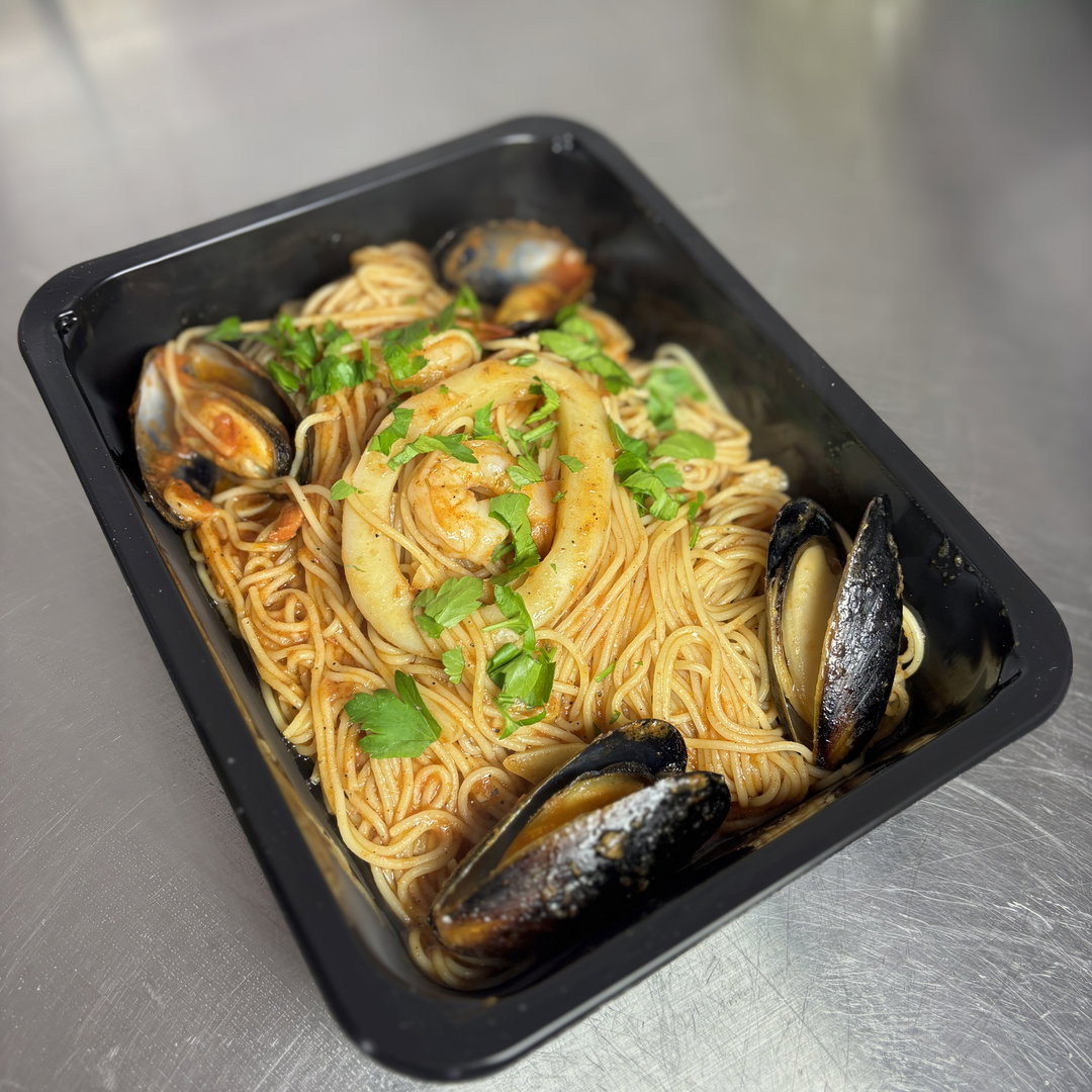 Spaghetti cu fructe de mare 🦞 