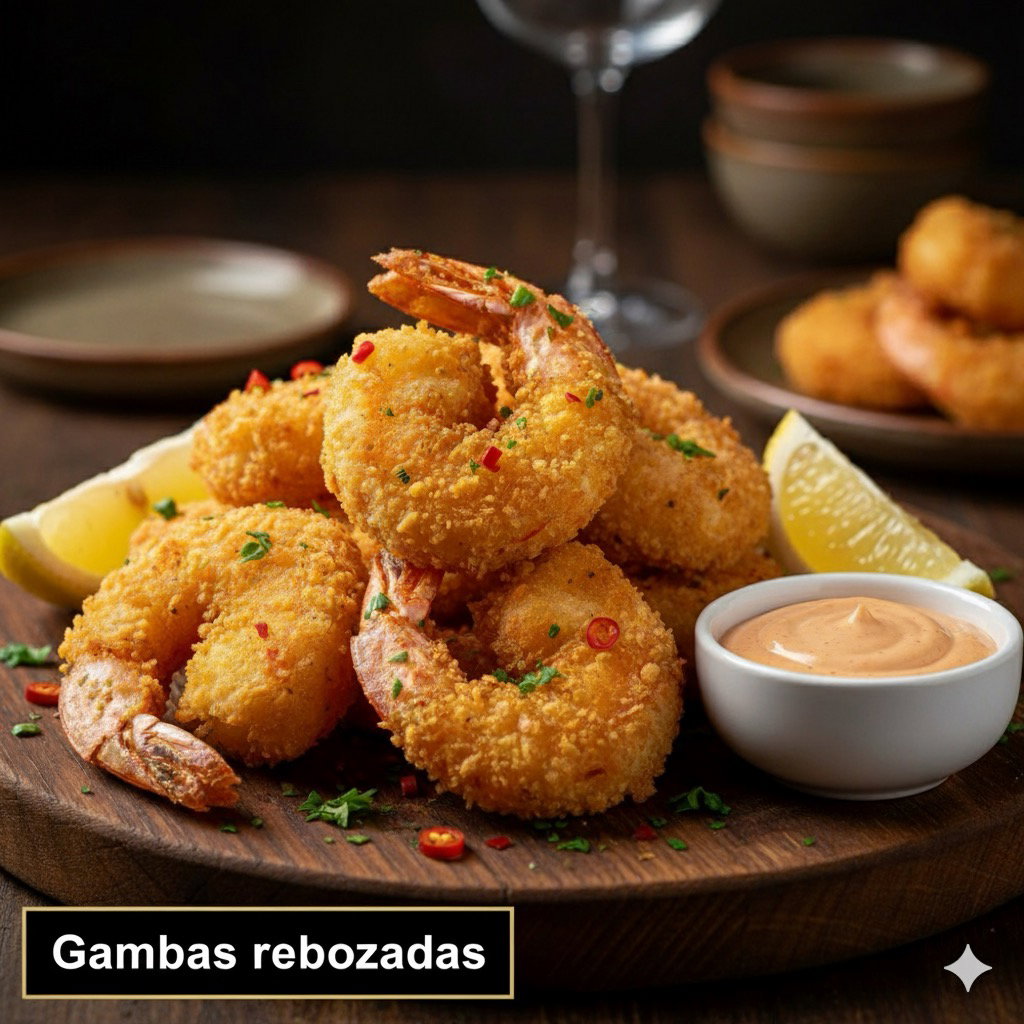 Gambas rebozadas
