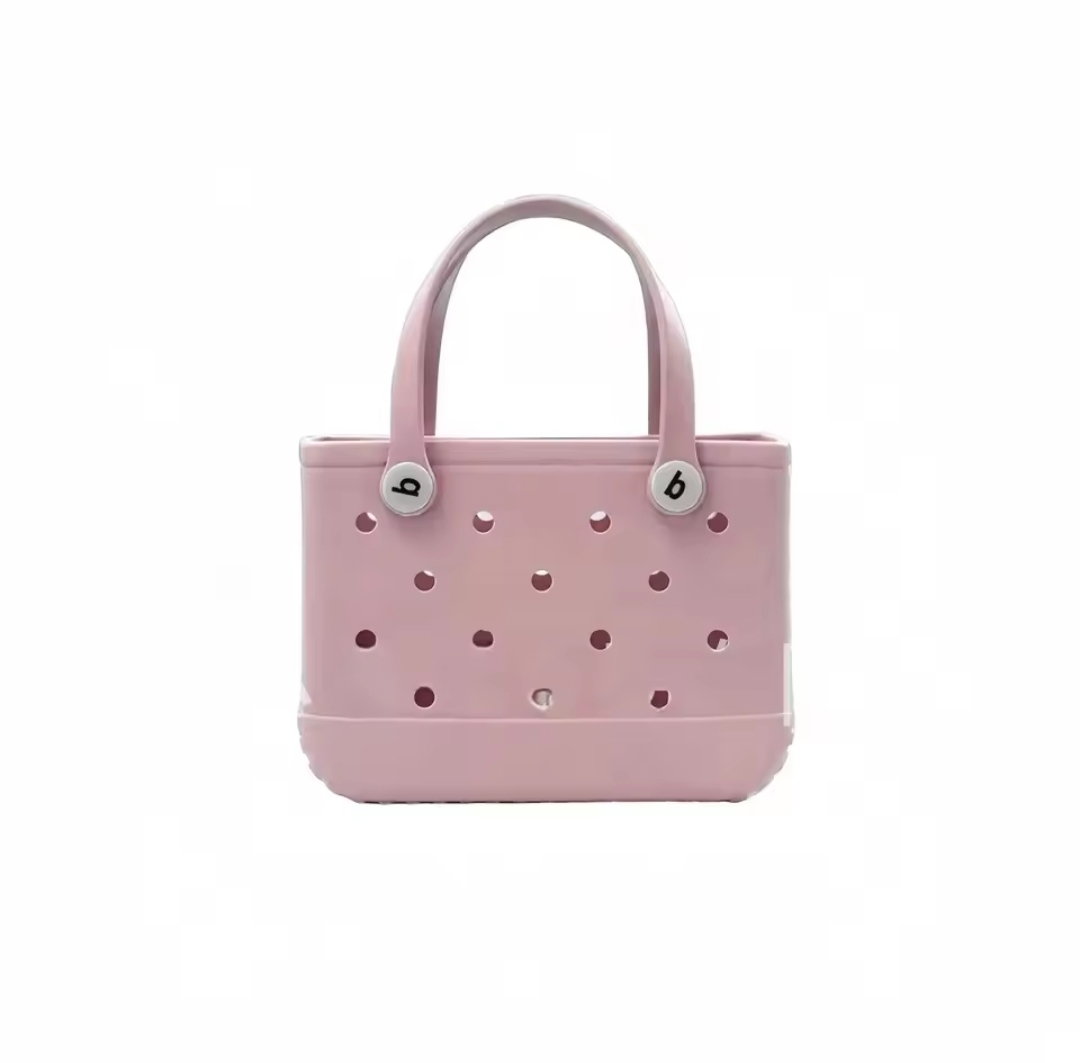 Trendy Bogg-Style Jelly Tote – For Beach Days, Picnics, Storage & More!