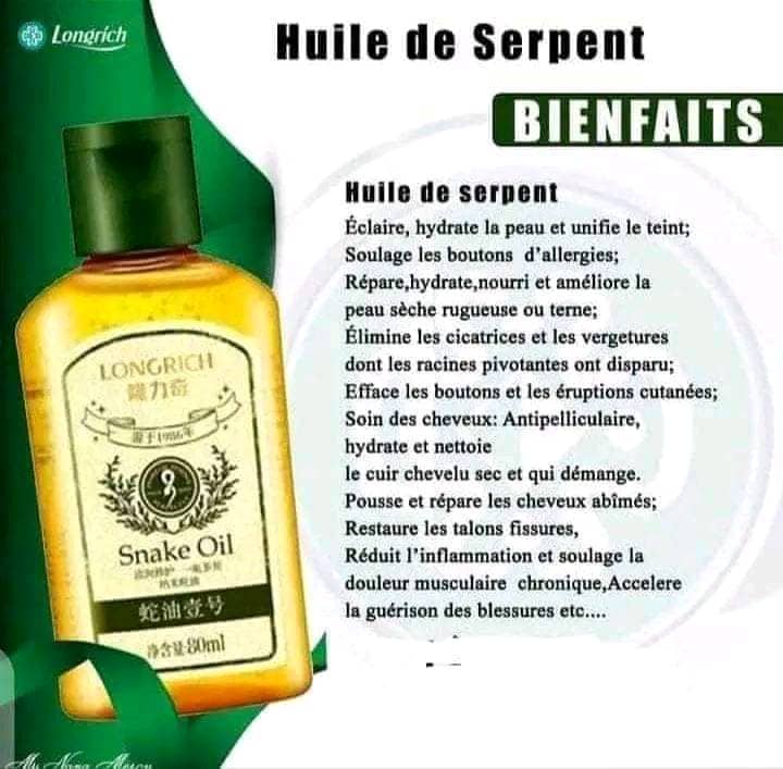 Huile de serpent - Longrich_4