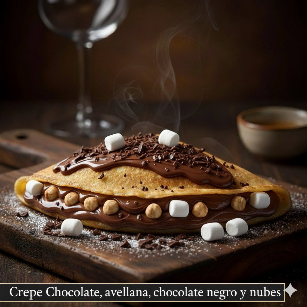 Crepe Chocolate, avellana, chocolate negro y nubes_0