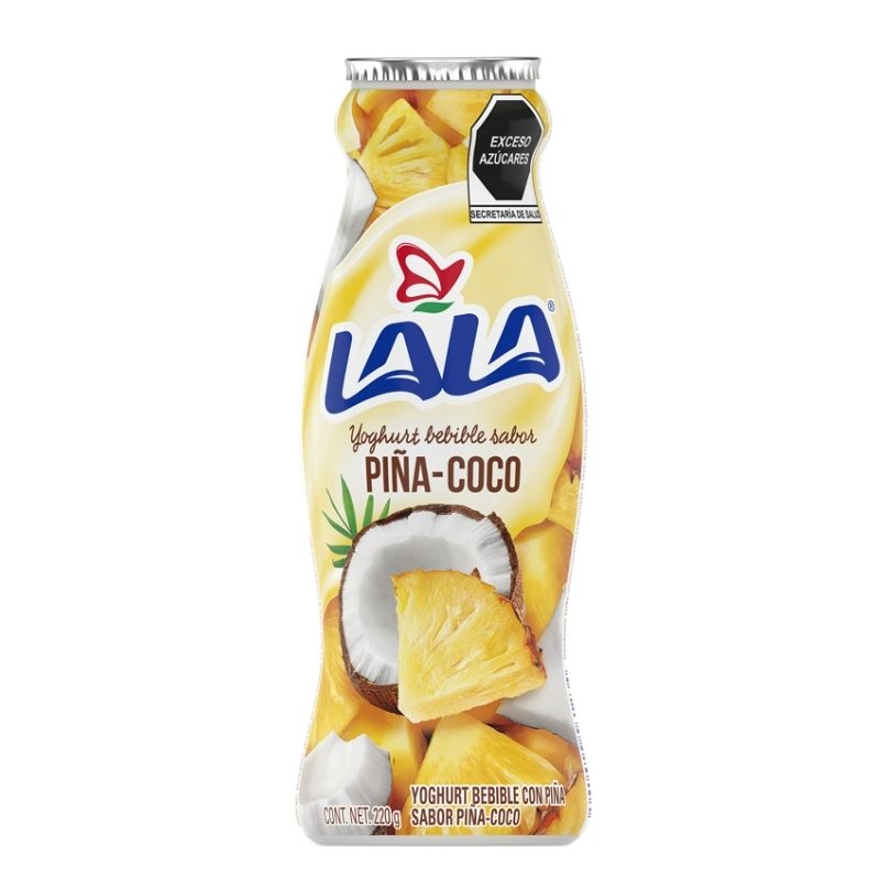 Yogurt Bebible Lala Sabor Piña Coco 220g
