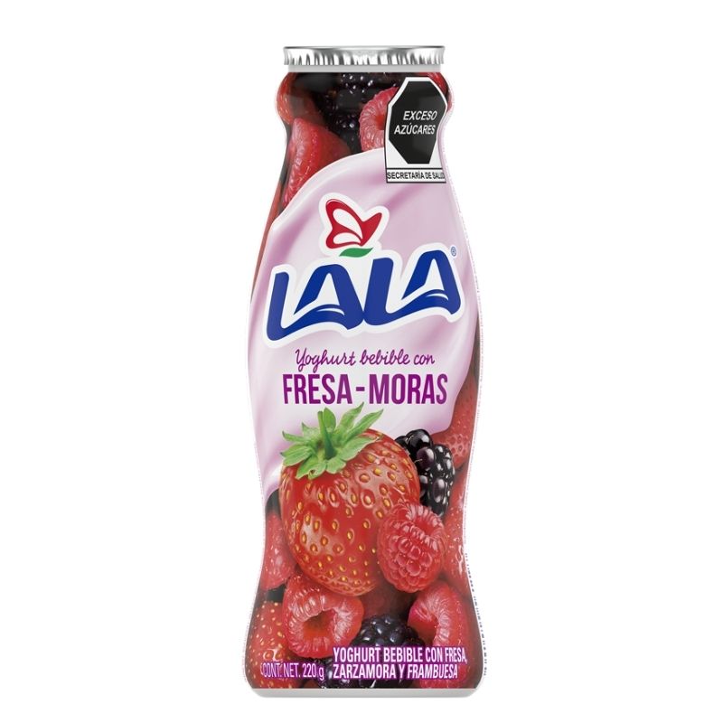 Yogurt Bebible Lala con Fresa Moras 220g