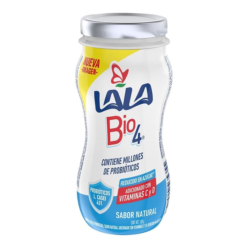 Lala Bio 4 Sabor Natural 100g