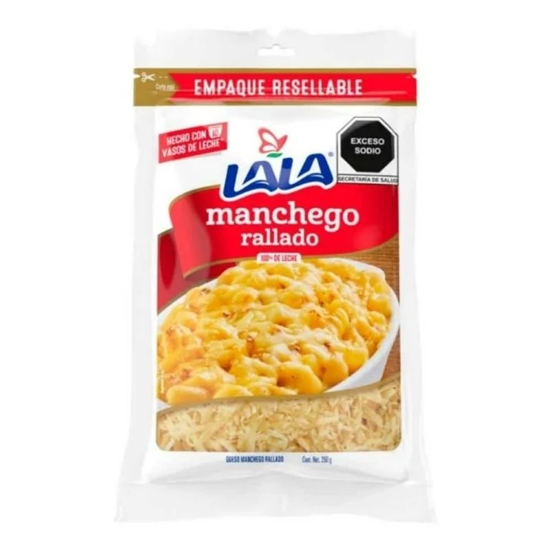 Queso Manchego Rallado Lala 250g