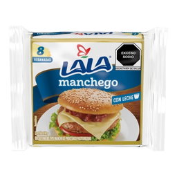 Queso Manchego Rebanado Lala 144g  8 rebanadas
