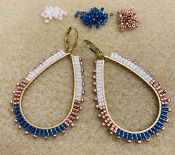 Gold Teardrop Earrings 