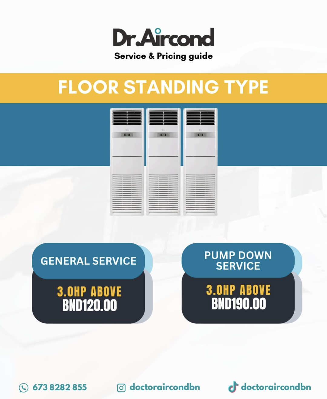 Floor Standing Type - General Servicing