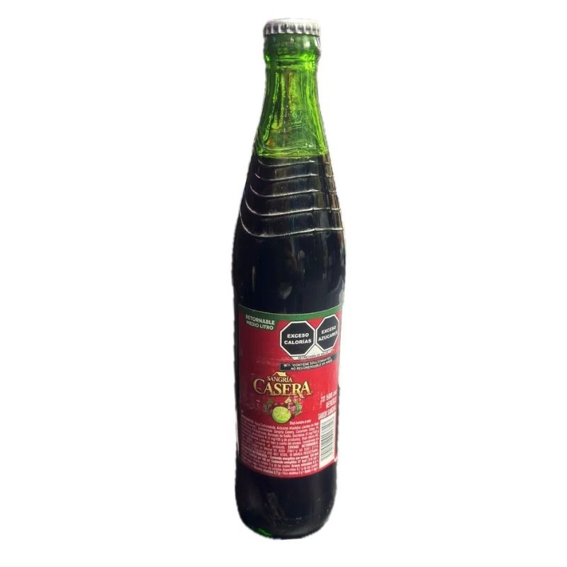 Refresco Sangría Casera 500ml Envase Retornable