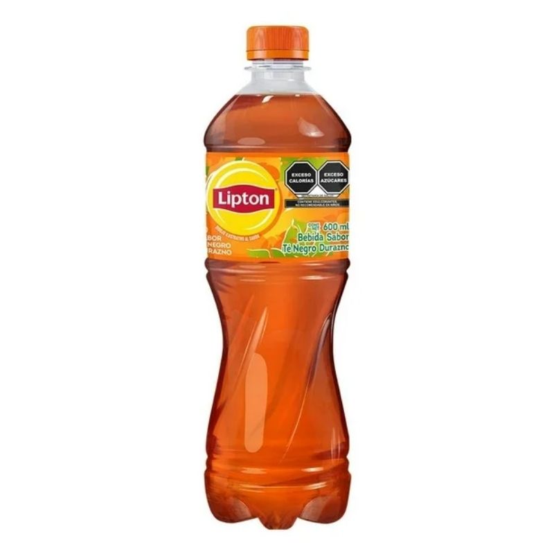 Lipton Sabor Té Negro Durazno 600ml