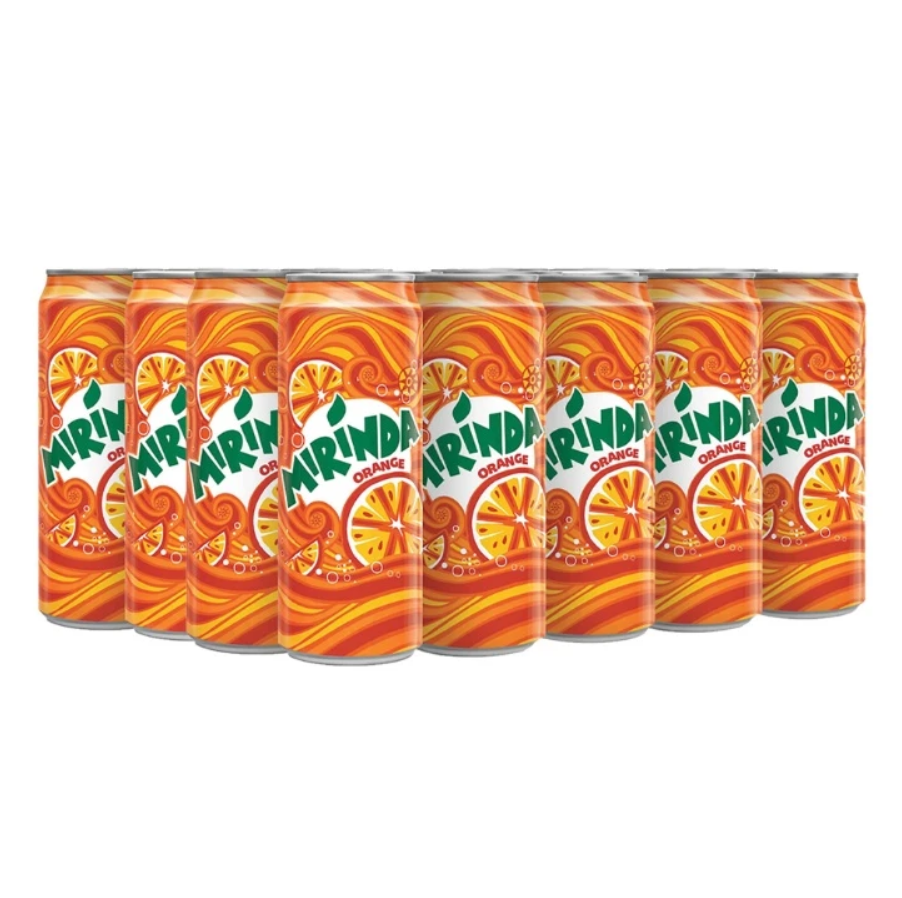 MIRINDA ORANGE CAN 30*250ML
