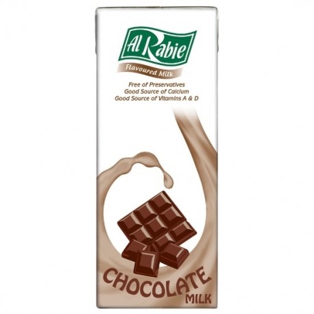 AL RABIE MILK CHOCOLATE 18*200ML