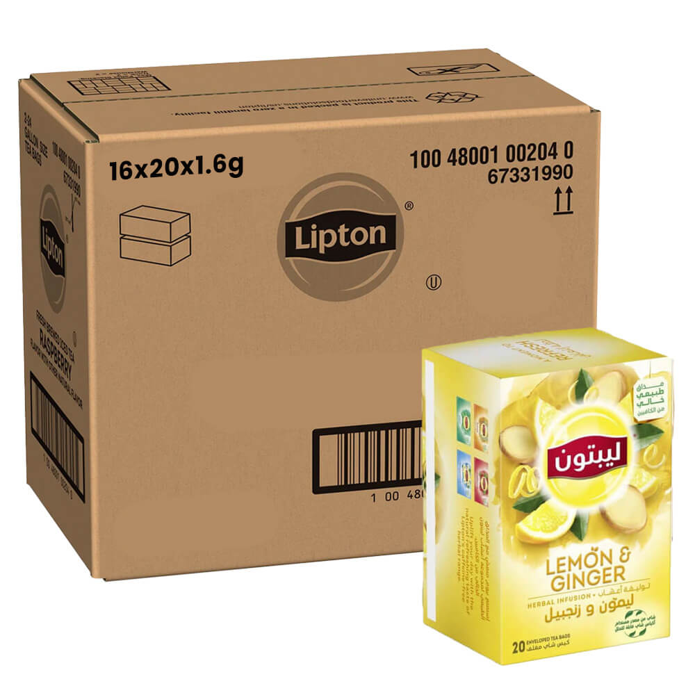 LIPTON GINGER & LEMON 16*20*1.6G