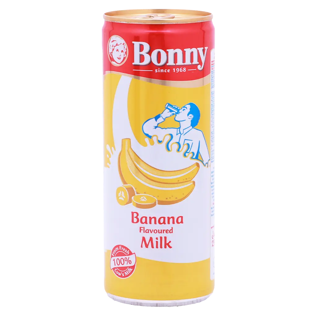 BONNY BANANA MILK 24*250ML