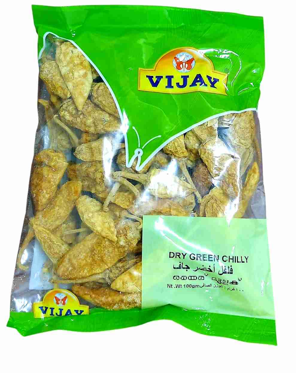 VIJAY DRY GREEN CHILLI 48*100GM