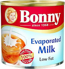 BONNY EVAPORATED MILK (LOW FAT) 48*170ML_0