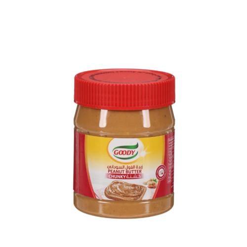 GOODY PEANUT BUTTER CHUNKY (RED) 12*340GM_0