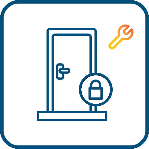 Ouverture de porte blindée bloquée