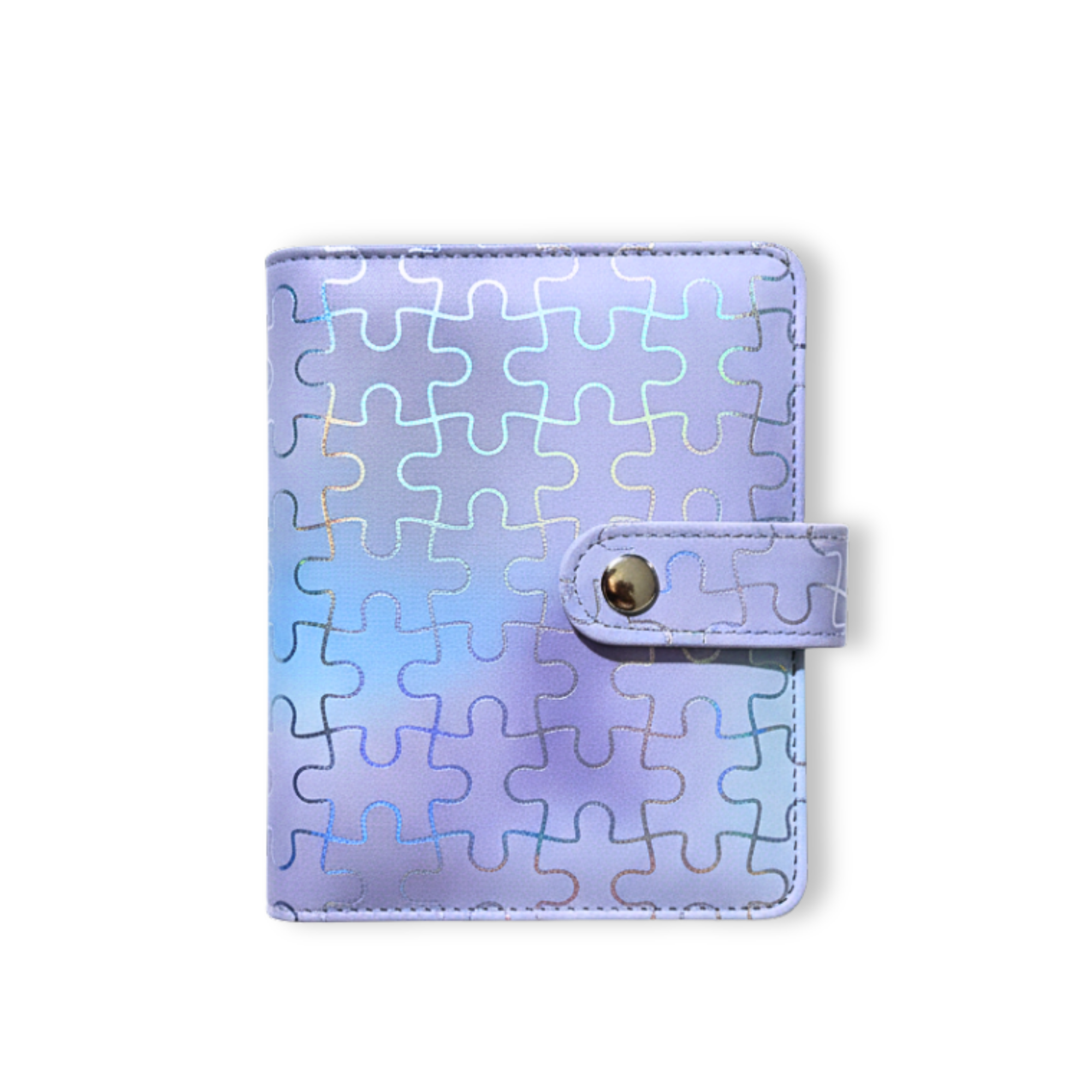 💜 Classeur A7 puzzle lavande holographique_4
