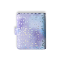 💜 Classeur A7 puzzle lavande holographique