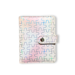 💖 Classeur A7 puzzle rose pastel holographique