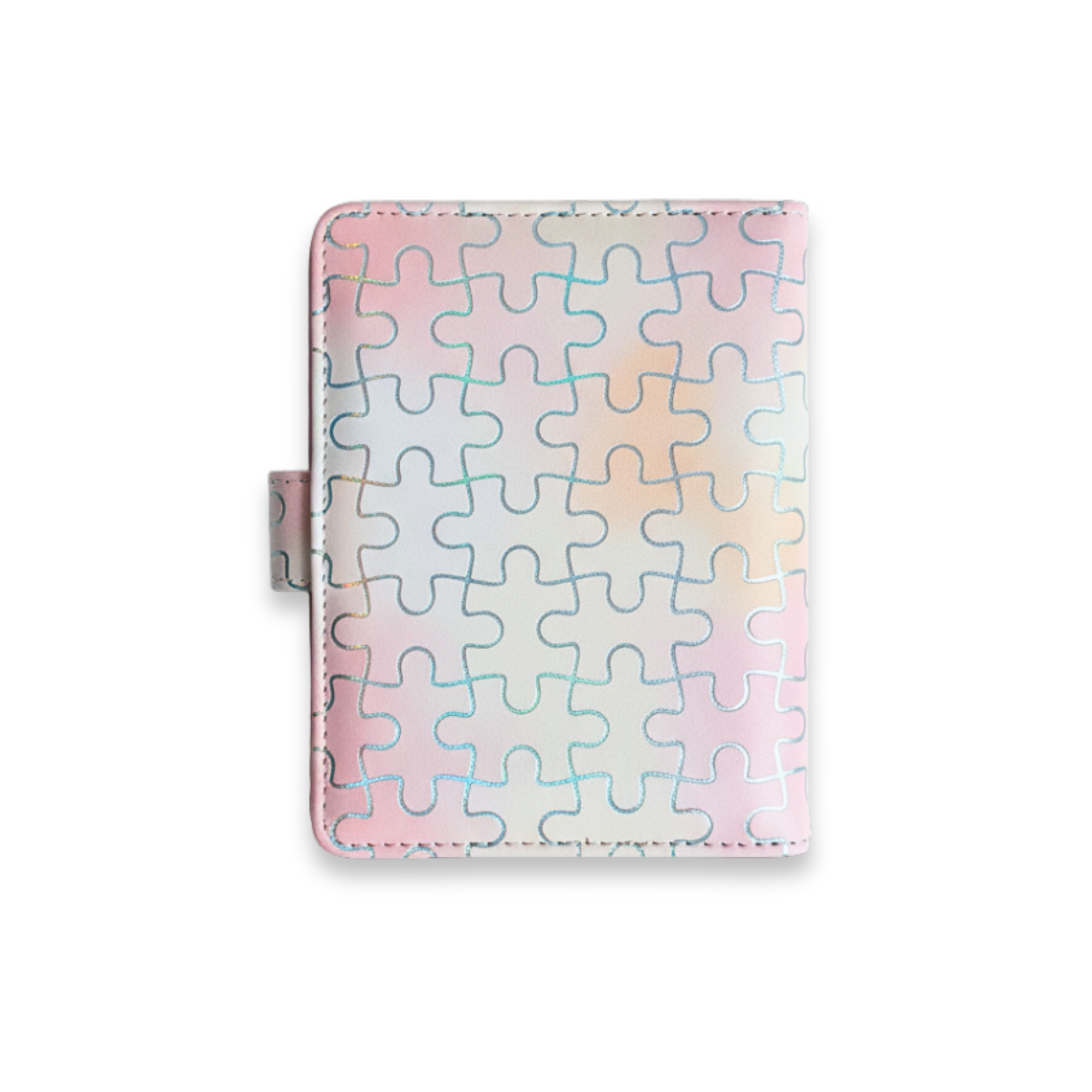 💖 Classeur A7 puzzle rose pastel holographique_6