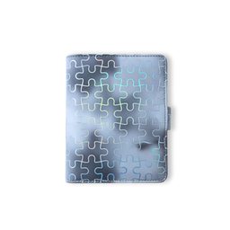 🖤 Classeur A7 puzzle gris holographique