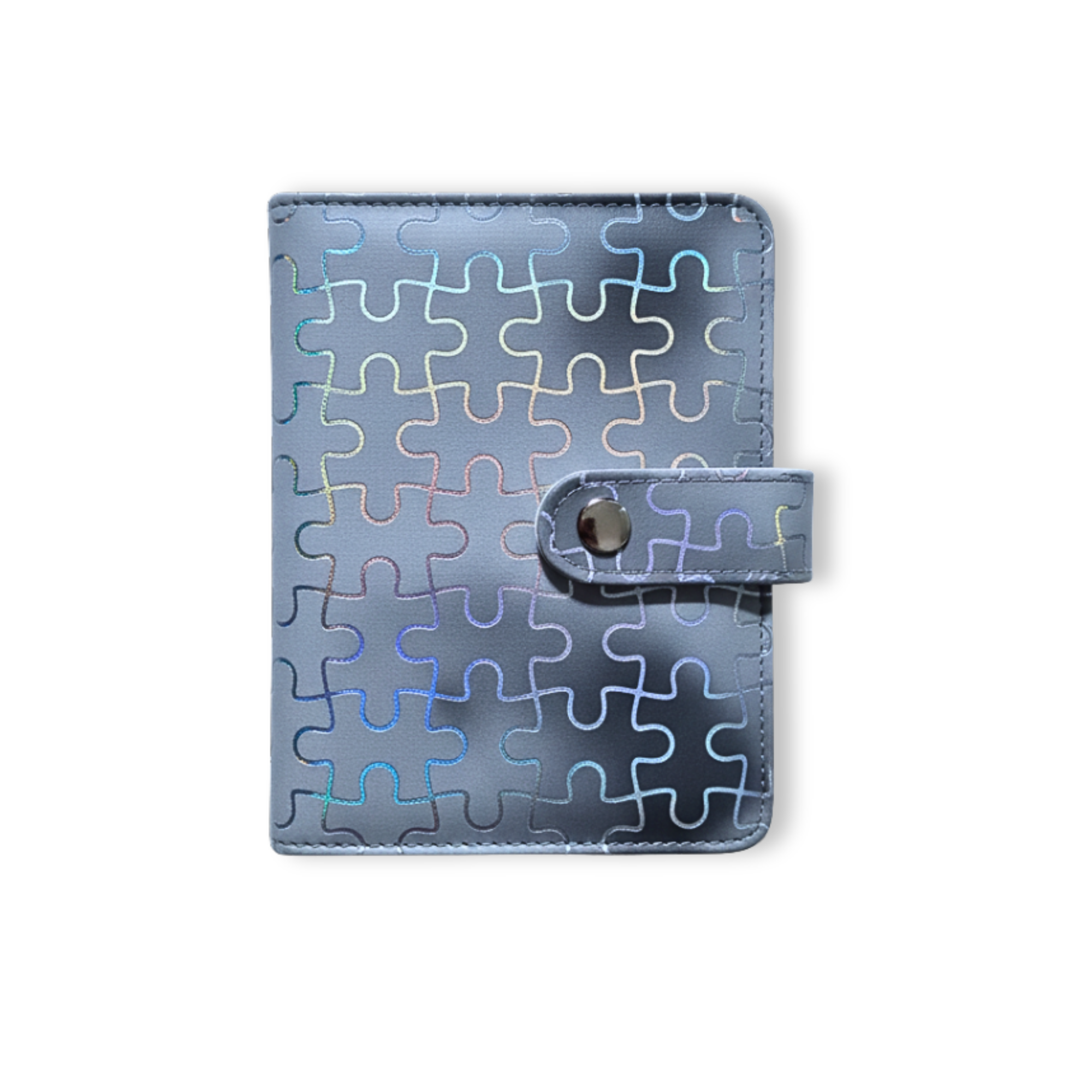 🖤 Classeur A7 puzzle gris holographique_5
